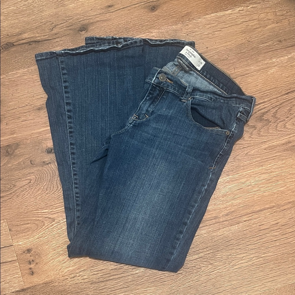 Abercrombie & Fitch Dark Blue Flare Jeans
